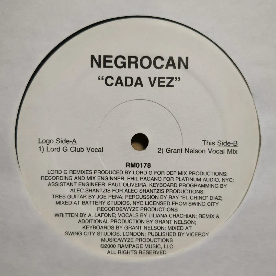 Cada vez - Negro Can