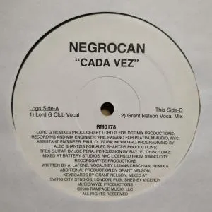 Cada vez - Negro Can